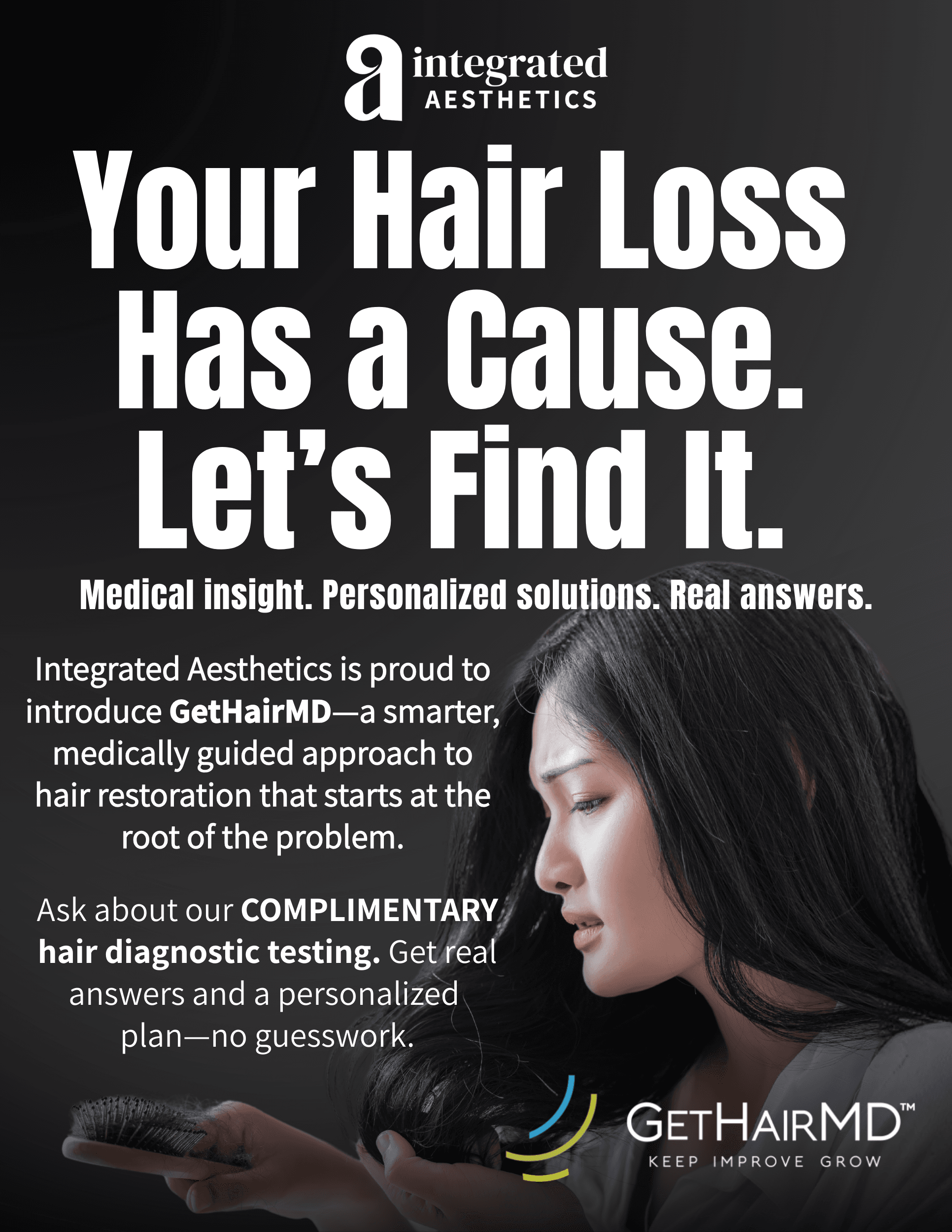 Your hair loss has a cause. Let's find it. 