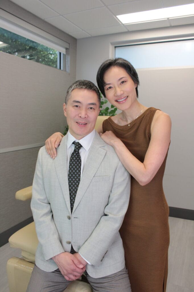Dr. Young Cho and Dr. Melissa Chiang, board-certified plastic surgeon and dermatologist at Integrated Aesthetics in Spring, TX.