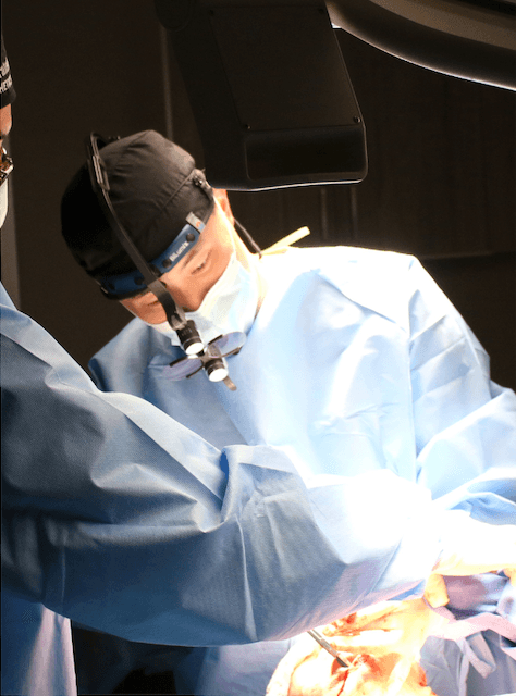 Dr. Young Cho performing facelift procedure at Integrated Aesthetics in Spring, TX.